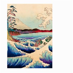 Wave Japanese Mount Fuji Woodblock Print Ocean Large Garden Flag (two Sides) by Salman4z