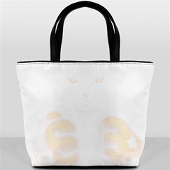 Boxing Cat Bucket Bag by JayEdden