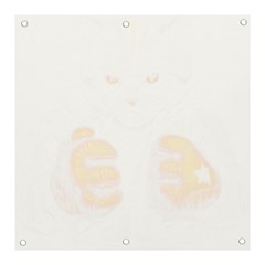 Boxing Cat Banner And Sign 3  X 3  by JayEdden