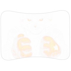 Boxing Cat Velour Seat Head Rest Cushion by JayEdden