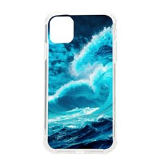 Waves Ocean Sea Tsunami Nautical 3 Iphone 11 Tpu Uv Print Case by Jancukart