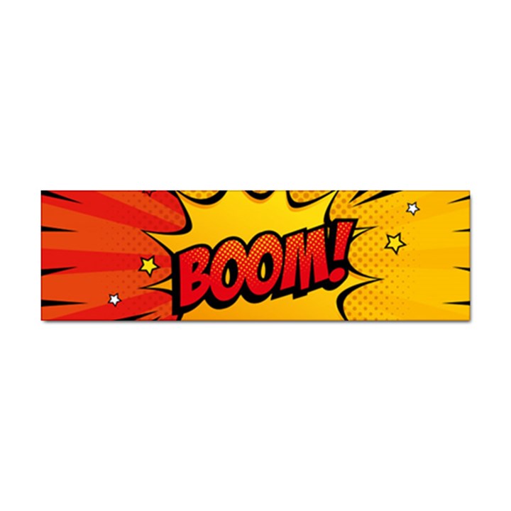 Explosion Boom Pop Art Style Sticker (Bumper)