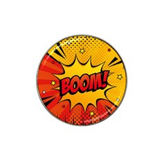 Explosion Boom Pop Art Style Hat Clip Ball Marker (10 Pack) by Sudheng