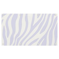 Grey Zebra Vibes Animal Print  Banner And Sign 7  X 4  by ConteMonfrey