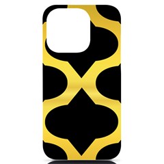 Seamless Gold Pattern Iphone 14 Pro Black Uv Print Case by Amaryn4rt