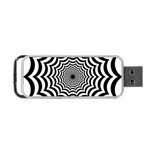 Spider Web Hypnotic Portable USB Flash (Two Sides) Front