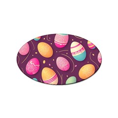 Easter Eggs Egg Sticker Oval (100 Pack) by Ravend