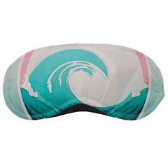 Tidal Wave Ocean Sea Tsunami Wave Minimalist Sleeping Mask by Wegoenart