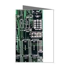 Printed Circuit Board Circuits Mini Greeting Cards (pkg Of 8) by Celenk