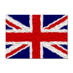 Union Jack Flag National Country Sticker A4 (10 Pack) by Celenk