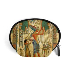 Egyptian Man Sun God Ra Amun Accessory Pouch (small) by Celenk