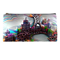 Abstract Art Psychedelic Art Experimental Pencil Case by Uceng