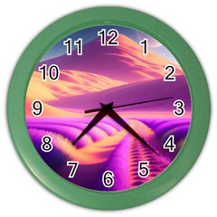 Fantasy Art Wallpaper Artwork Desktop Color Wall Clock by Uceng