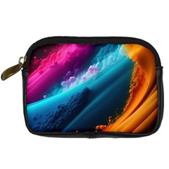 Abstract Art Artwork Digital Camera Leather Case by Uceng