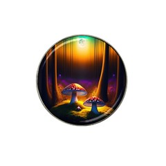 Ai Generated Mushrooms Wallpaper Hat Clip Ball Marker by Uceng