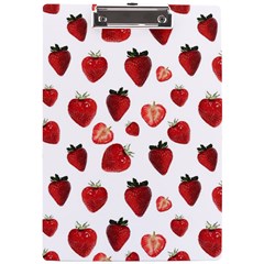 Strawberry Watercolor A4 Acrylic Clipboard by SychEva