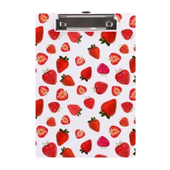 Strawberries A5 Acrylic Clipboard by SychEva