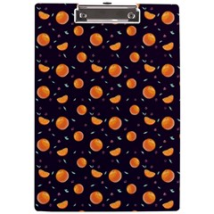 Oranges A4 Acrylic Clipboard by SychEva