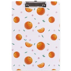 Oranges A4 Acrylic Clipboard by SychEva