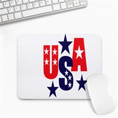 Usa Stars Fourth Of July Symbol America Usa Stars Small Mousepad by Wegoenart