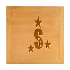 Usa Stars Fourth Of July Symbol America Usa Stars Wood Photo Frame Cube by Wegoenart