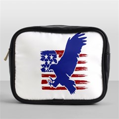 Usa Flag Eagle Symbol American Bald Eagle Country Mini Toiletries Bag (one Side) by Wegoenart