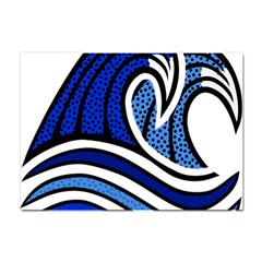 Print Water Waves Crystal Sticker (a4) by Wegoenart