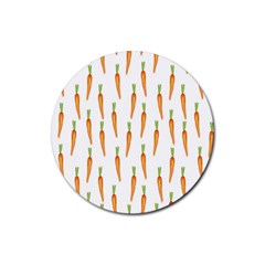 Carrot Rubber Coaster (round) by SychEva