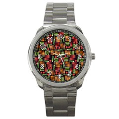 Vegetable Sport Metal Watch by SychEva