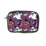 Pumpkin Ghost Witch Hat Halloween Sketch Holiday Coin Purse Front