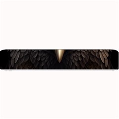 Eagle Ornate Pattern Feather Texture Small Bar Mat by Ravend