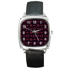 Hot Peppers Square Metal Watch by SychEva