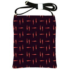 Hot Peppers Shoulder Sling Bag by SychEva