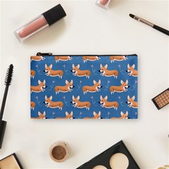 Corgi Patterns Cosmetic Bag (small) by Salman4z