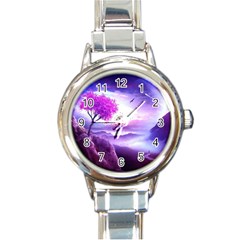 Fantasy World Round Italian Charm Watch by Salman4z