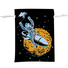 Astronaut Planet Space Science Lightweight Drawstring Pouch (xl) by Salman4z