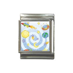 Science Fiction Outer Space Italian Charm (13mm) by Salman4z