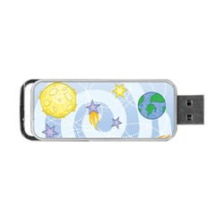 Science Fiction Outer Space Portable Usb Flash (one Side) by Salman4z