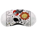 Astronaut Drawing Planet Sleeping Mask Front