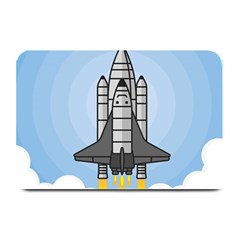 Rocket Shuttle Spaceship Science Plate Mats by Salman4z