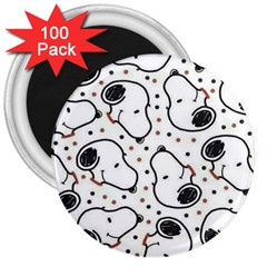 Dog Pattern 3  Magnets (100 Pack) by Salman4z