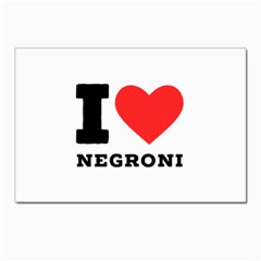 I Love Negroni Postcards 5  X 7  (pkg Of 10) by ilovewhateva