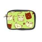 Cute Hand Drawn Cat Seamless Pattern Coin Purse Front