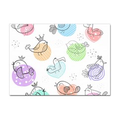 Cartoon Bird Cute Doodle Bird Sticker A4 (100 Pack) by Salman4z