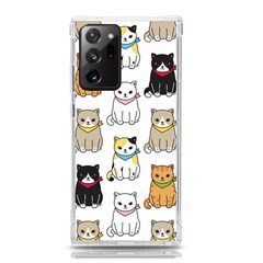 Cat Kitten Seamless Pattern Samsung Galaxy Note 20 Ultra Tpu Uv Case by Salman4z