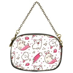 Cute Animal Seamless Pattern Kawaii Doodle Style Chain Purse (one Side) by Salman4z