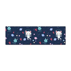 Cute-astronaut-cat-with-star-galaxy-elements-seamless-pattern Sticker Bumper (10 Pack) by Salman4z