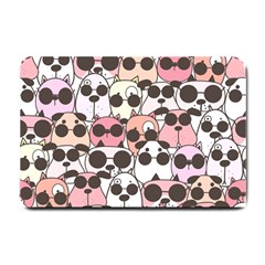 Cute-dog-seamless-pattern-background Small Doormat by Salman4z