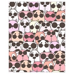 Cute-dog-seamless-pattern-background Drawstring Bag (small) by Salman4z