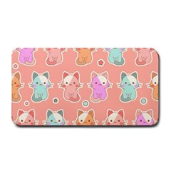 Cute-kawaii-kittens-seamless-pattern Medium Bar Mat by Salman4z